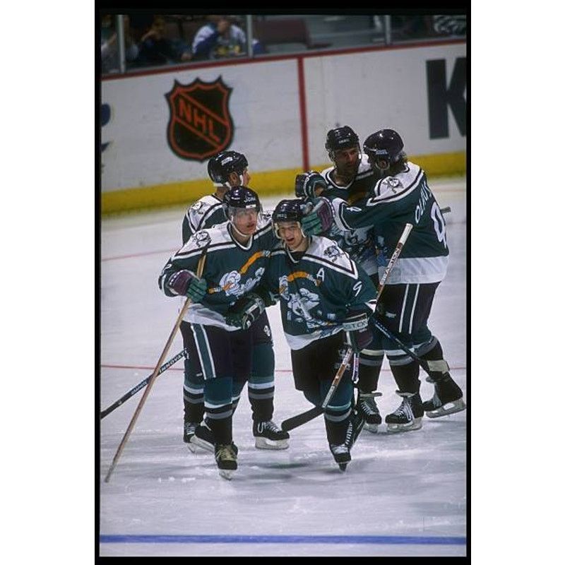 Ccm × NHL Anaheim Mighty Ducks 90s CCM WILD WING jersey 2X NHL vintage Size US XXL / EU 58 / 5 - 12 Thumbnail