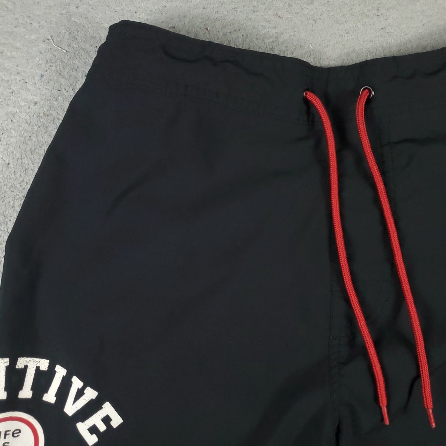 Life is Good Life Is Good Shorts Mens Small Black Tropical Beach Board Swim Trunks Size US 29 - 2 Thumbnail