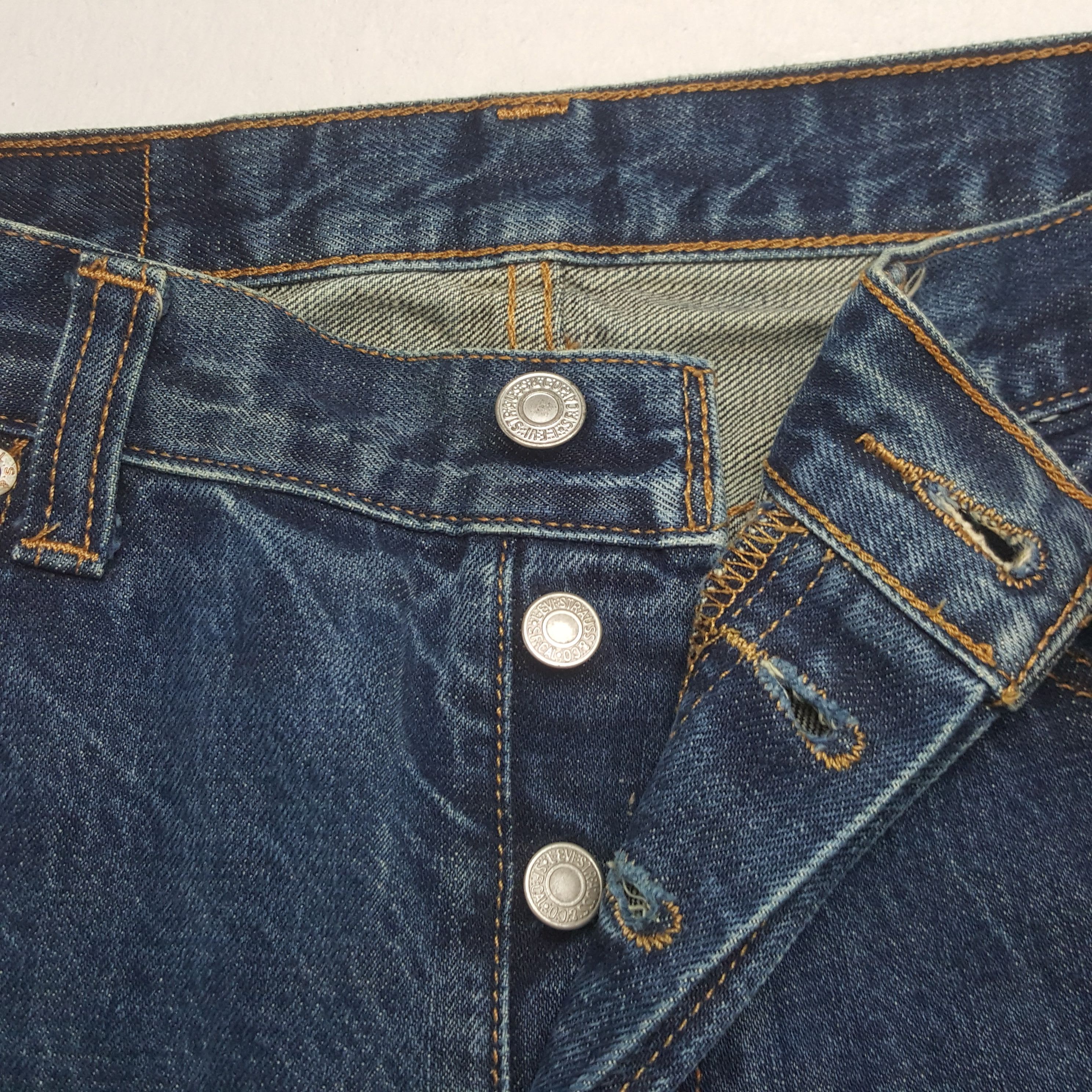 Levi's Vintage Levi's 501 Selvedge American Denim Jeans RR8 Size US 32 / EU 48 - 7 Thumbnail