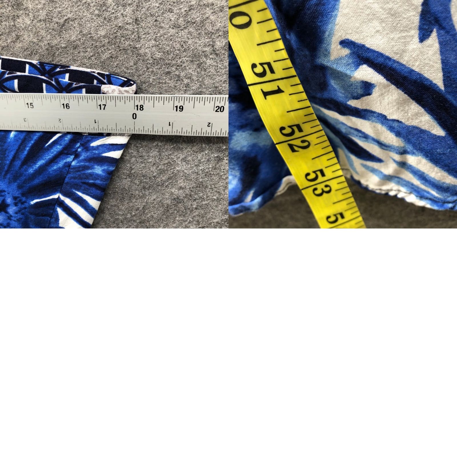 Vintage 1.State Floral Maxi Dress Womens M Blue Tropical Palm Print Sleeveless Tiered Size M / US 6-8 / IT 42-44 - 8 Thumbnail