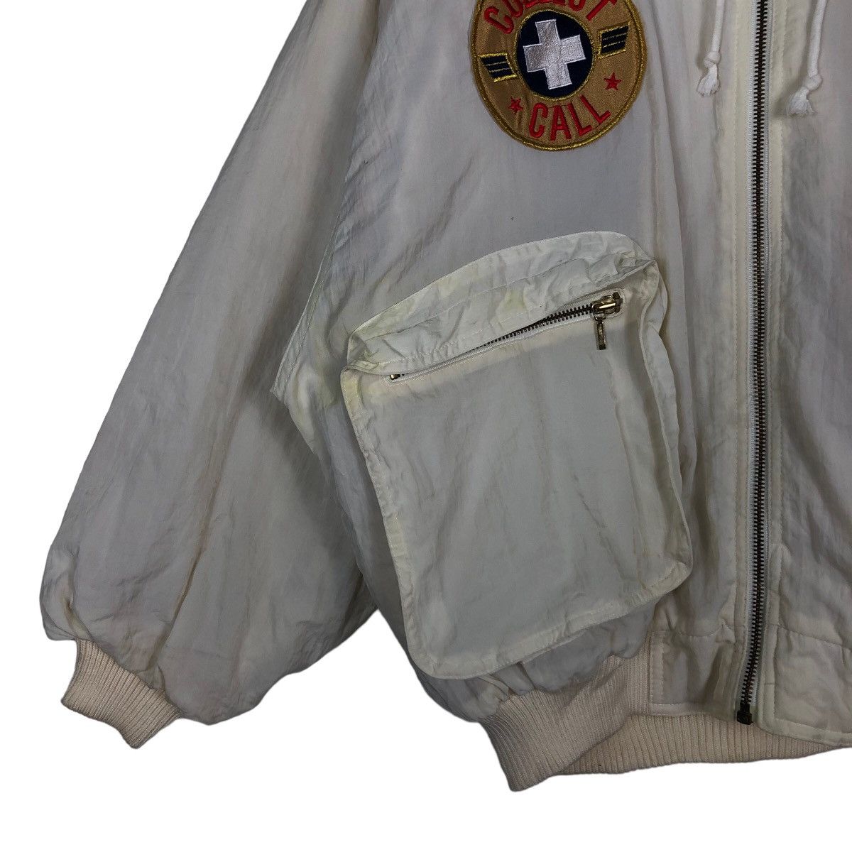 Japanese Brand 🔥Rare Bomber Jacket Big Logo Collect Call Issey Miyake Size US M / EU 48-50 / 2 - 3 Thumbnail