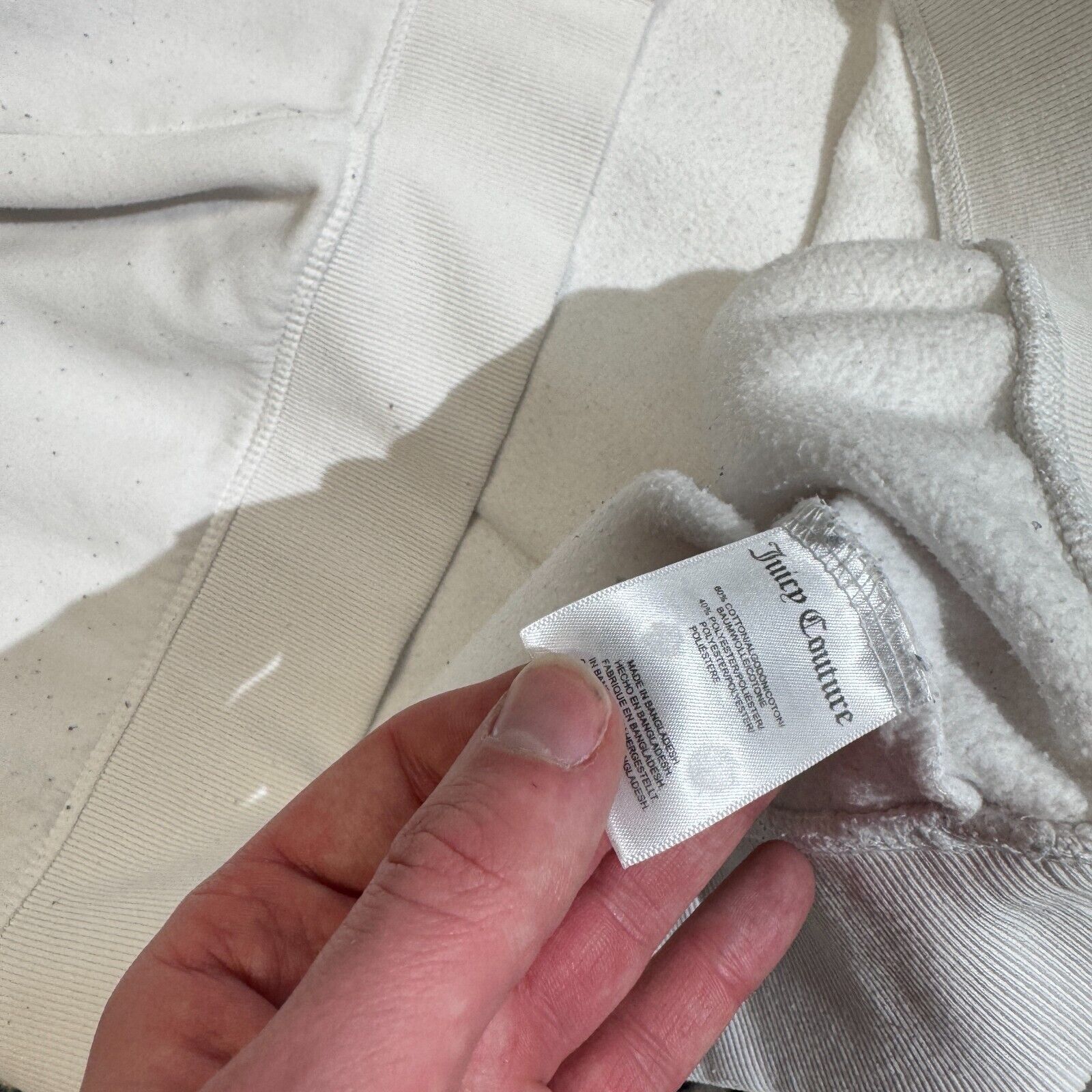 Juicy Couture × Vintage Juice Couture Unisex White Cotton Crewneck Size XXXL Y2K 90S Size US XXL / EU 58 / 5 - 8 Thumbnail