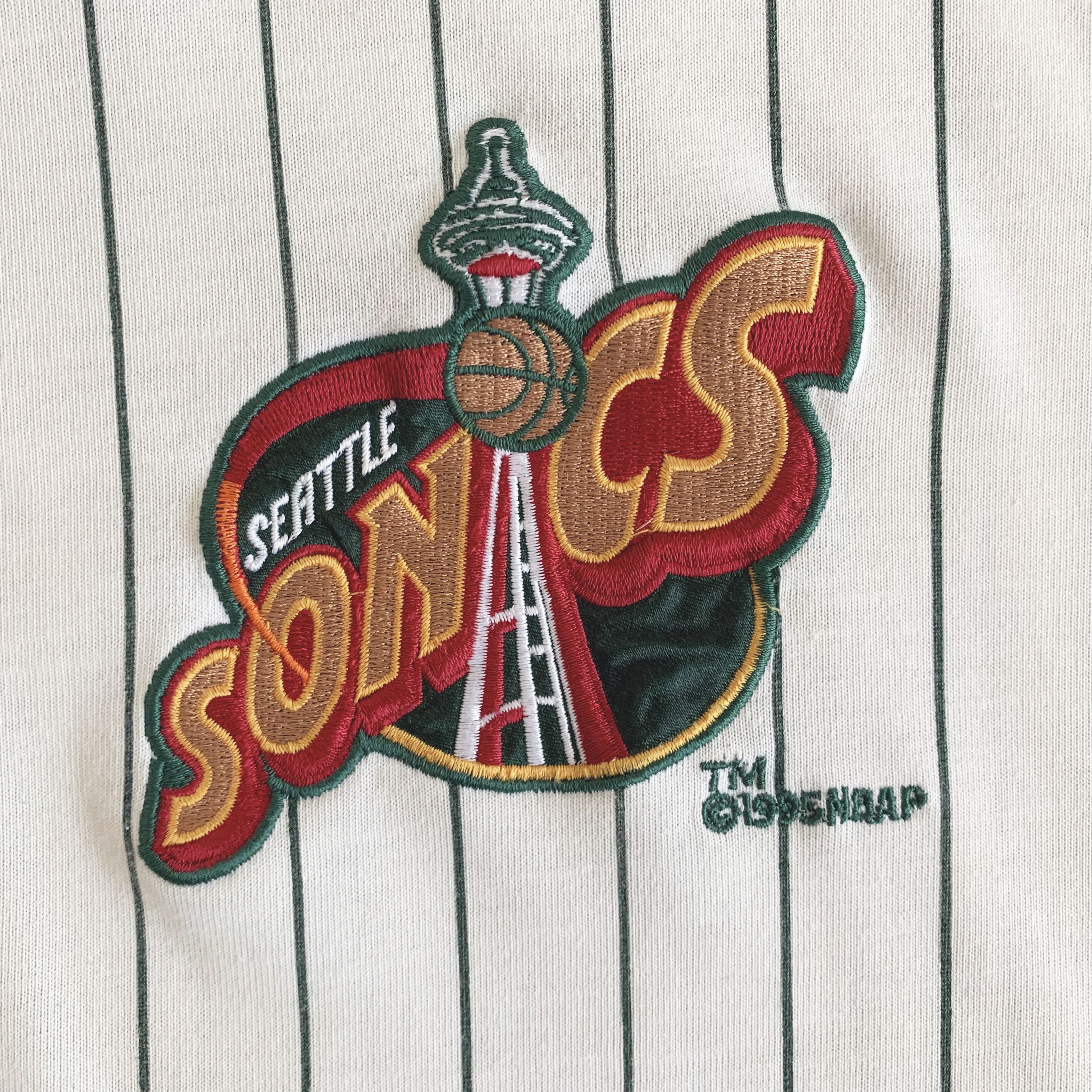 Starter Vintage 90 STARTER Seattle Supersonics Baseball Jersey Shirt Size US M / EU 48-50 / 2 - 6 Thumbnail