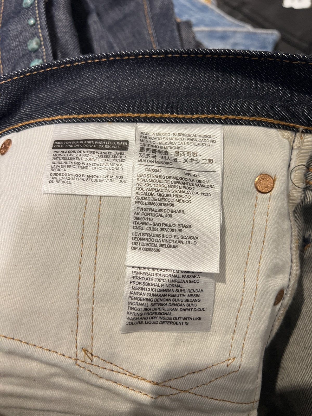 DENIM TEARS Denim Tears Rhinestone Selvedge Jeans 34x34 Size US 34 / EU 50 - 6 Thumbnail