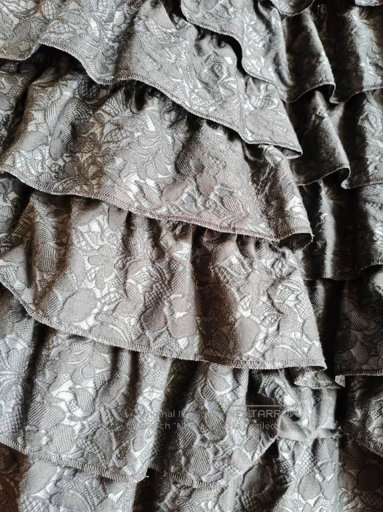 Comme des Garcons Comme Des Garcons size M Women's half skirt, tiered skirt, Size 23" - 6 Thumbnail