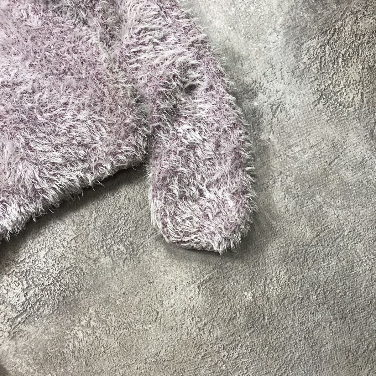 Vintage Vintage Y2K Fuzzy Mohair Oversized Sweater Grunge Purple M Size M / US 6-8 / IT 42-44 - 5 Thumbnail