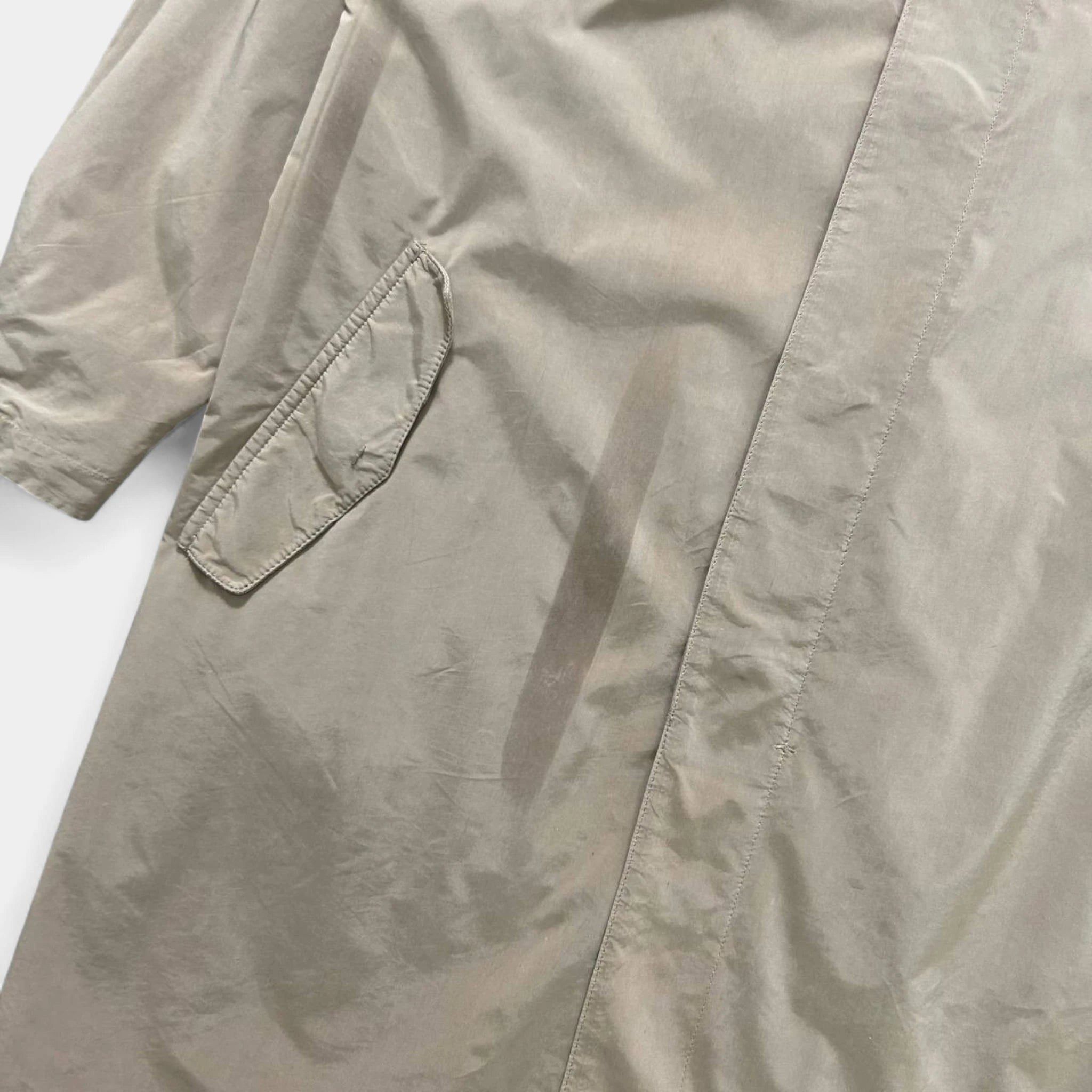Prada Prada Beige Light Nylon Trench Jacket Size US L / EU 52-54 / 3 - 3 Thumbnail