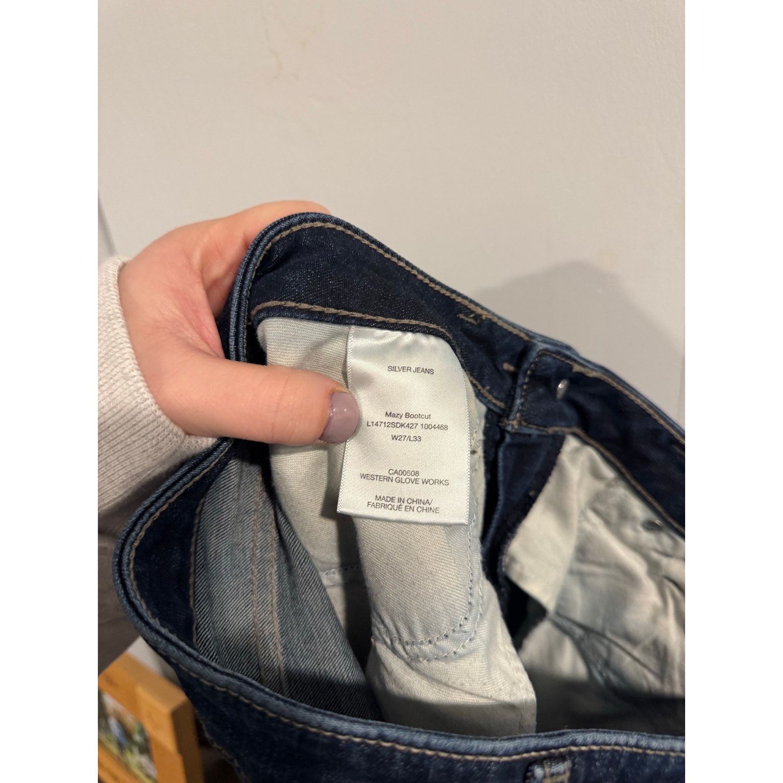 Other Silver Jeans Mazy Bootcut Size W27/L33 Size 27" / US 4 / IT 40 - 4 Thumbnail