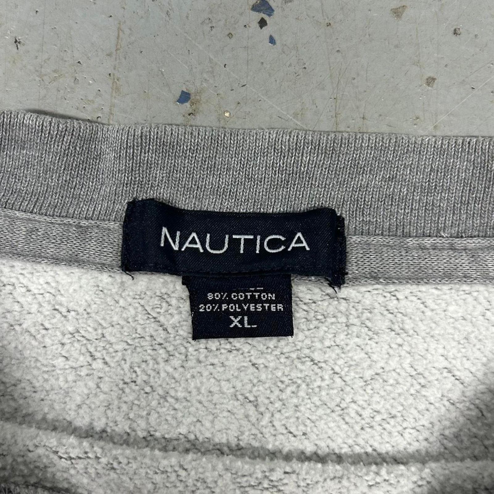 Nautica VTG/Y2K Grey Nautica crewneck sweatshirt Size US XL / EU 56 / 4 - 3 Thumbnail