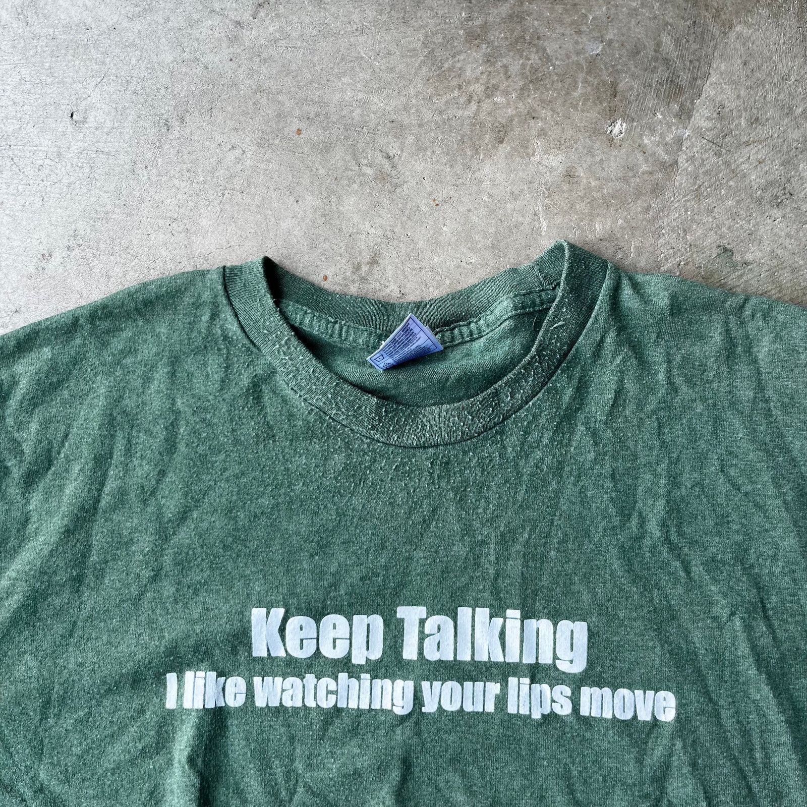 Vintage Vintage Keep Talking Shirt Mens XL Funny Slogan Size US XL / EU 56 / 4 - 1 Thumbnail