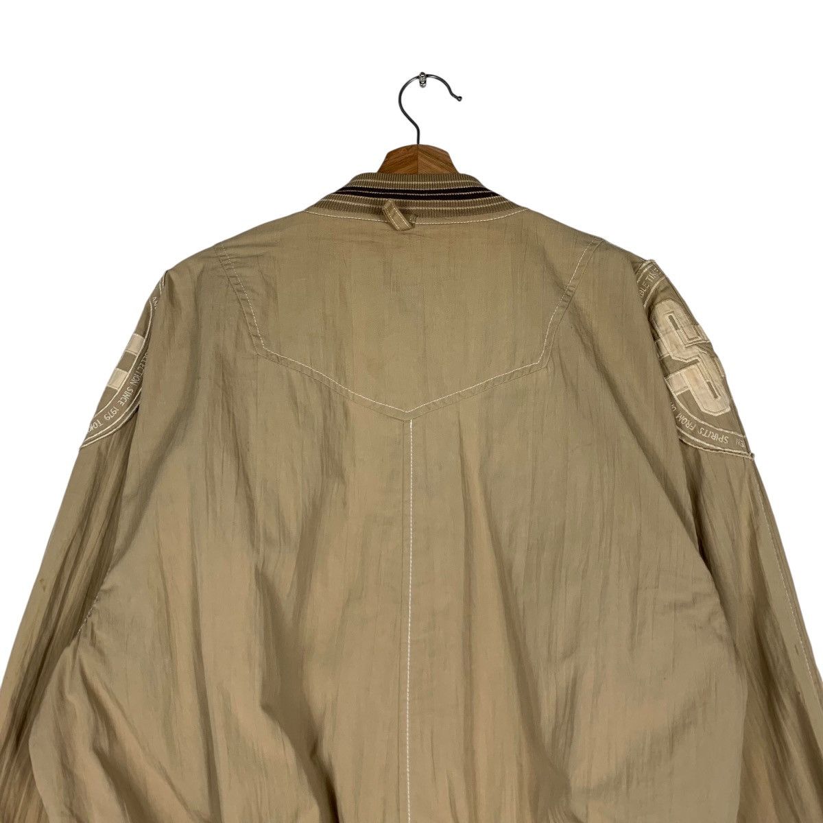 Japanese Brand SCOOP COLLECTION Brown Bomber Jacket #1318-C59 Size US M / EU 48-50 / 2 - 8 Thumbnail