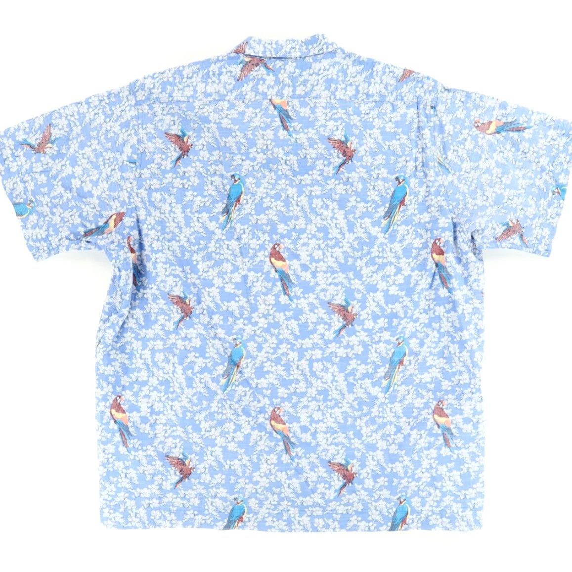 Vintage Daniel Cremeiux Parrot Mackaw Cotton All Over Print Button Up Shirt Blue Men's XL Size US XL / EU 56 / 4 - 4 Thumbnail