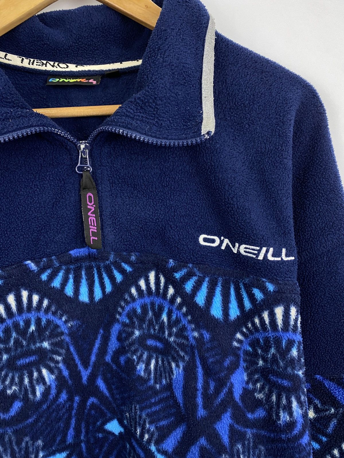 O'Neill 🇺🇸 Vintage 90s O’Neill Fleece 1/4 Zip Rare Retro Australia Size US XL / EU 56 / 4 - 4 Thumbnail