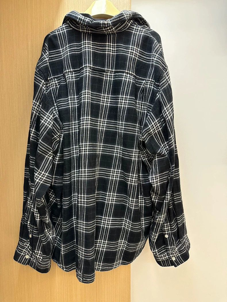 Balenciaga Balenciaga Fake Two-Piece Plaid Long Sleeve Shirt Size US S / EU 44-46 / 1 - 8 Thumbnail
