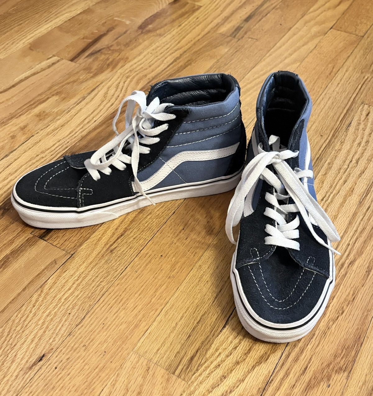 Vans Vans Sk8-Hi Navy Classic High-Top Sneakers Size US 6.5 / EU 39-40 - 3 Thumbnail