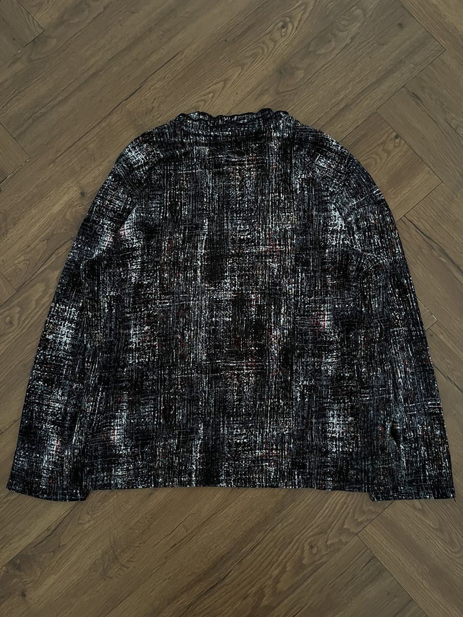Japanese Brand Yuryota Multicolor Textured Knit Abstract Pattern Size US M / EU 48-50 / 2 - 3 Thumbnail