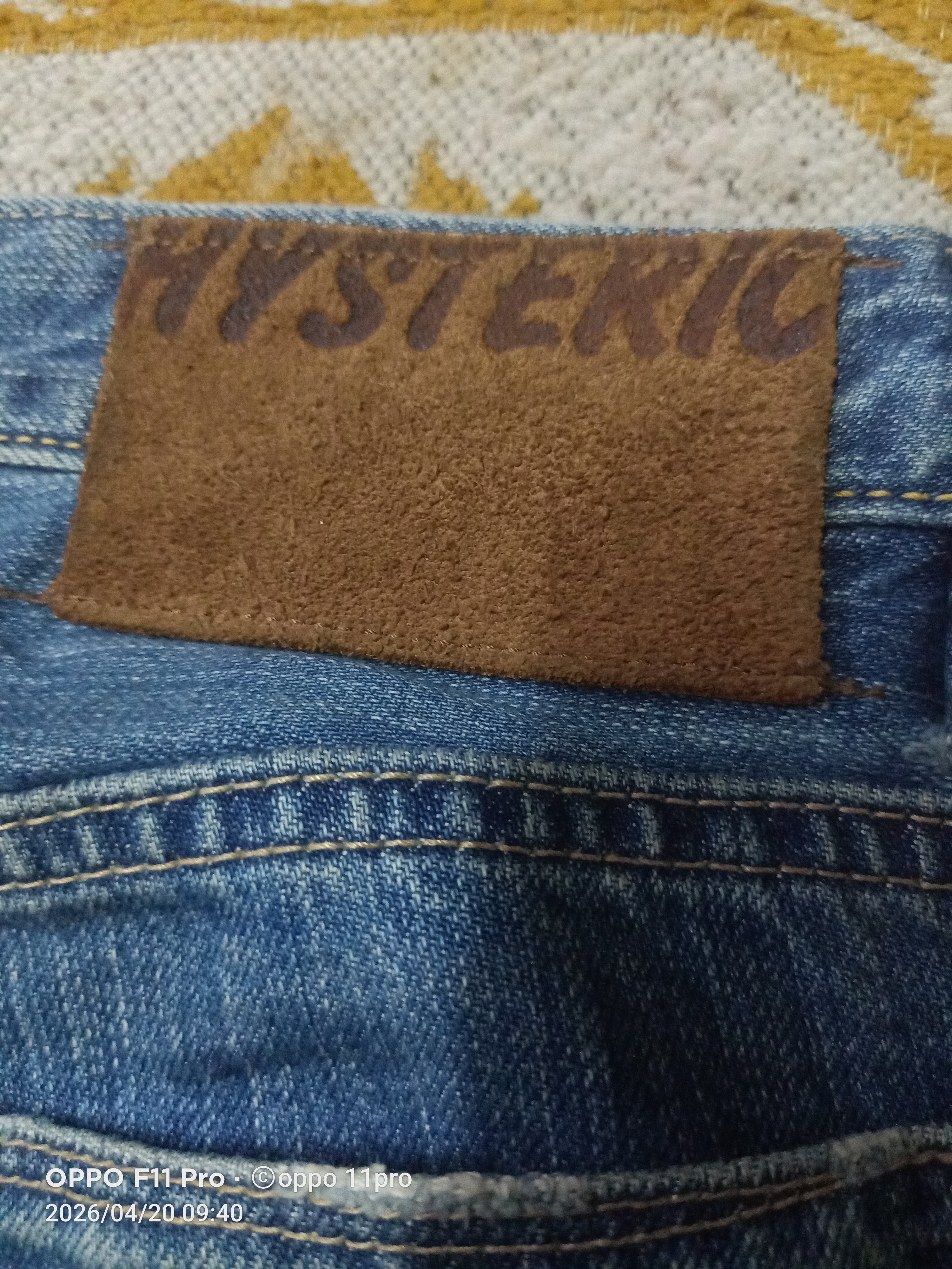 Hysteric Glamour 💥 Hystric Glamour Selvedge Flare Denim 💥 Size US 28 / EU 44 - 4 Thumbnail