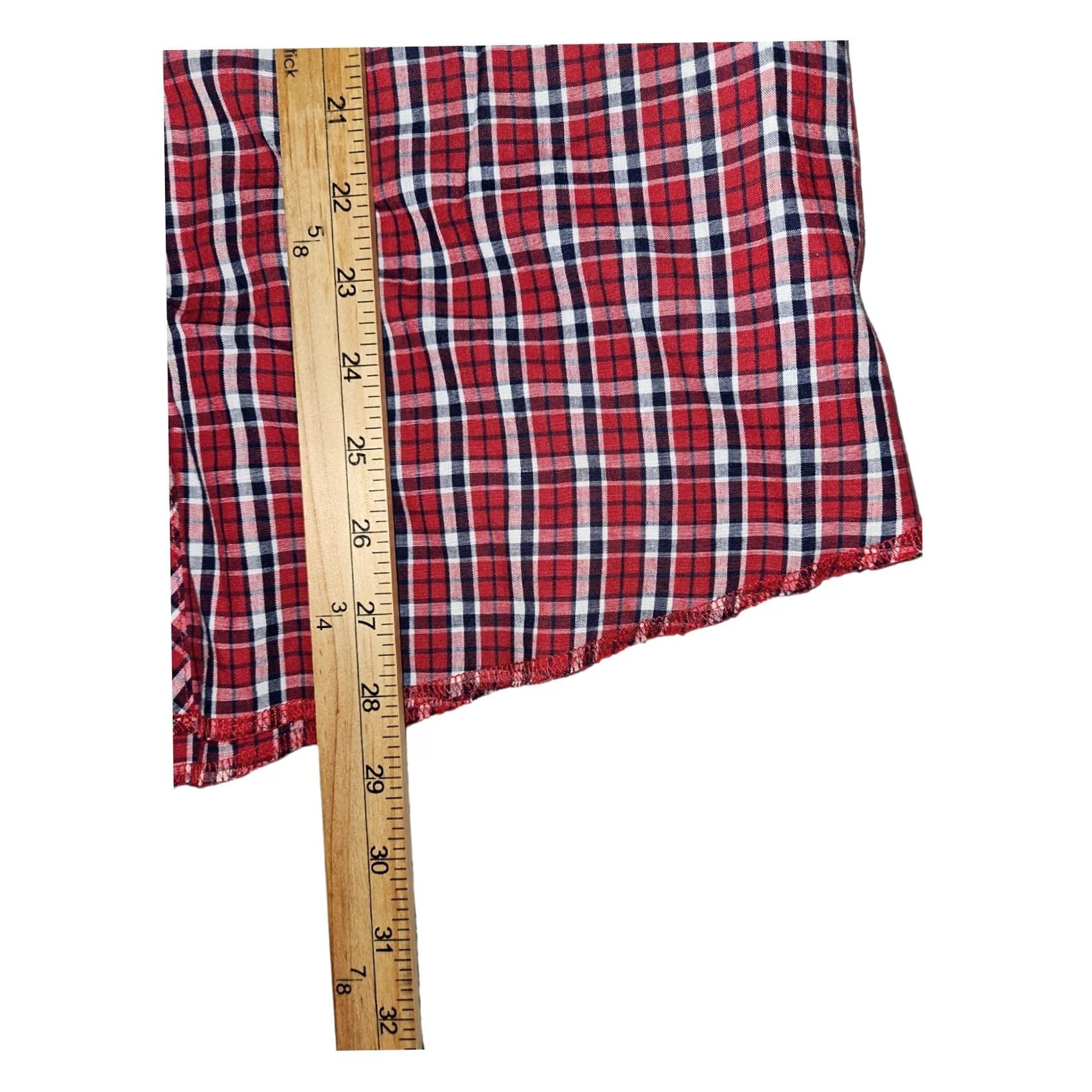 Wrangler Wrangler Shirt Men's L Red Plaid Pearl Snap Cowboy Western Short Sleeve Cotton Polyester Pocketed Casual Regular Fit Size US L / EU 52-54 / 3 - 4 Thumbnail