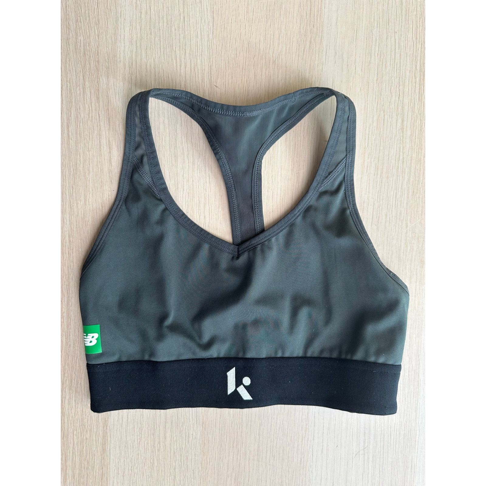 New Balance Klutch Athletics Sports Bra Grey - Mint - Size S Size S / US 4 / IT 40 - 1 Thumbnail