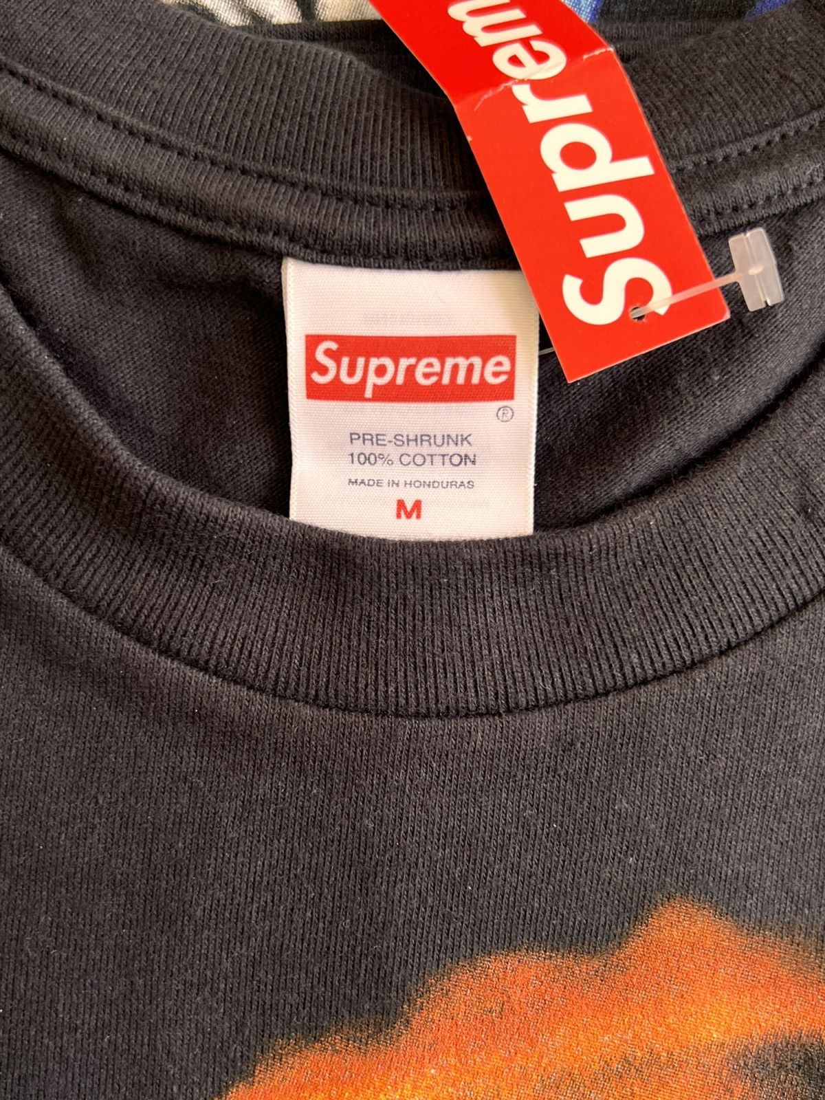 Supreme M Supreme Grim Reaper Tee Black t-shirt skeleton flames pray Size US M / EU 48-50 / 2 - 13 Thumbnail