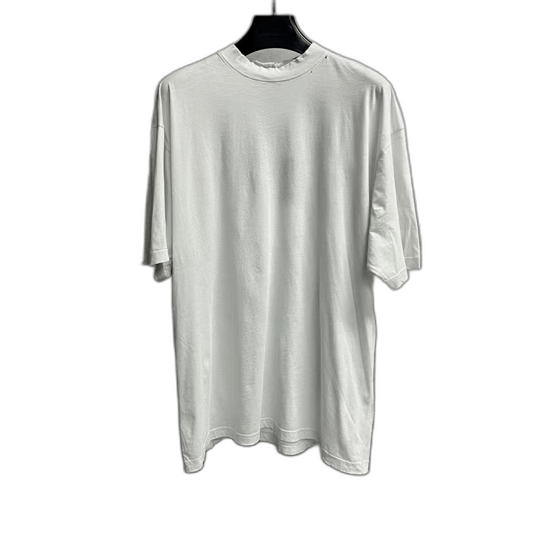 Balenciaga Balenciaga White Letter Print Casual TShirt-2505 Size US S / EU 44-46 / 1 - 1 Thumbnail