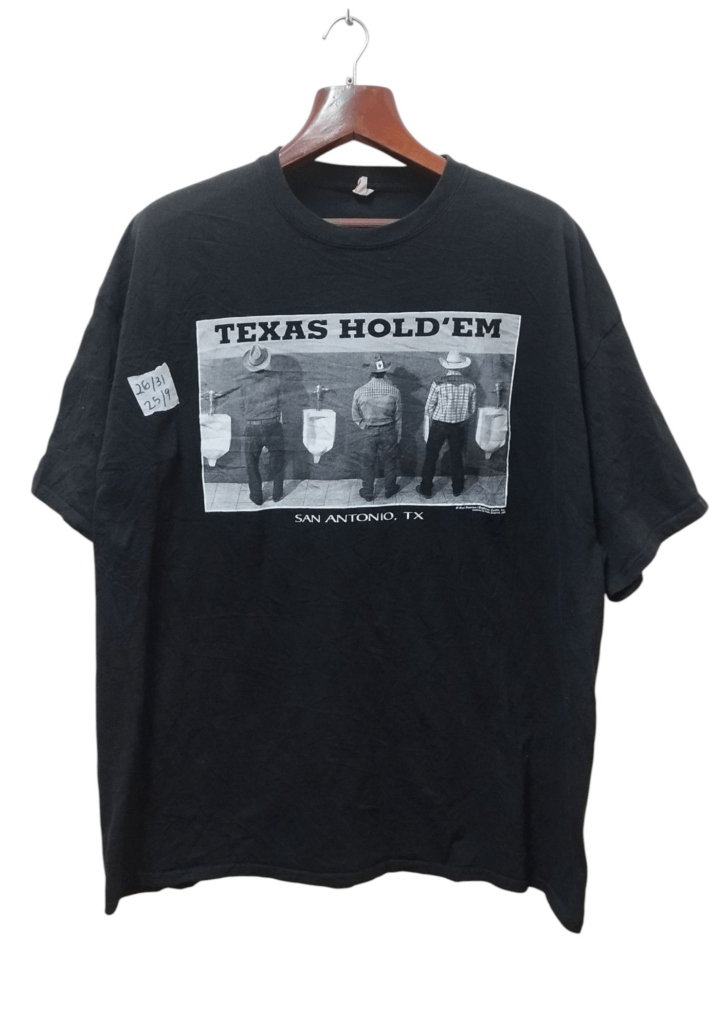 Vintage Vintage Paul Stanton "TEXAS HOLD EM" Duck Boy Cards T-shirt Size US XXL / EU 58 / 5 - 1 Thumbnail