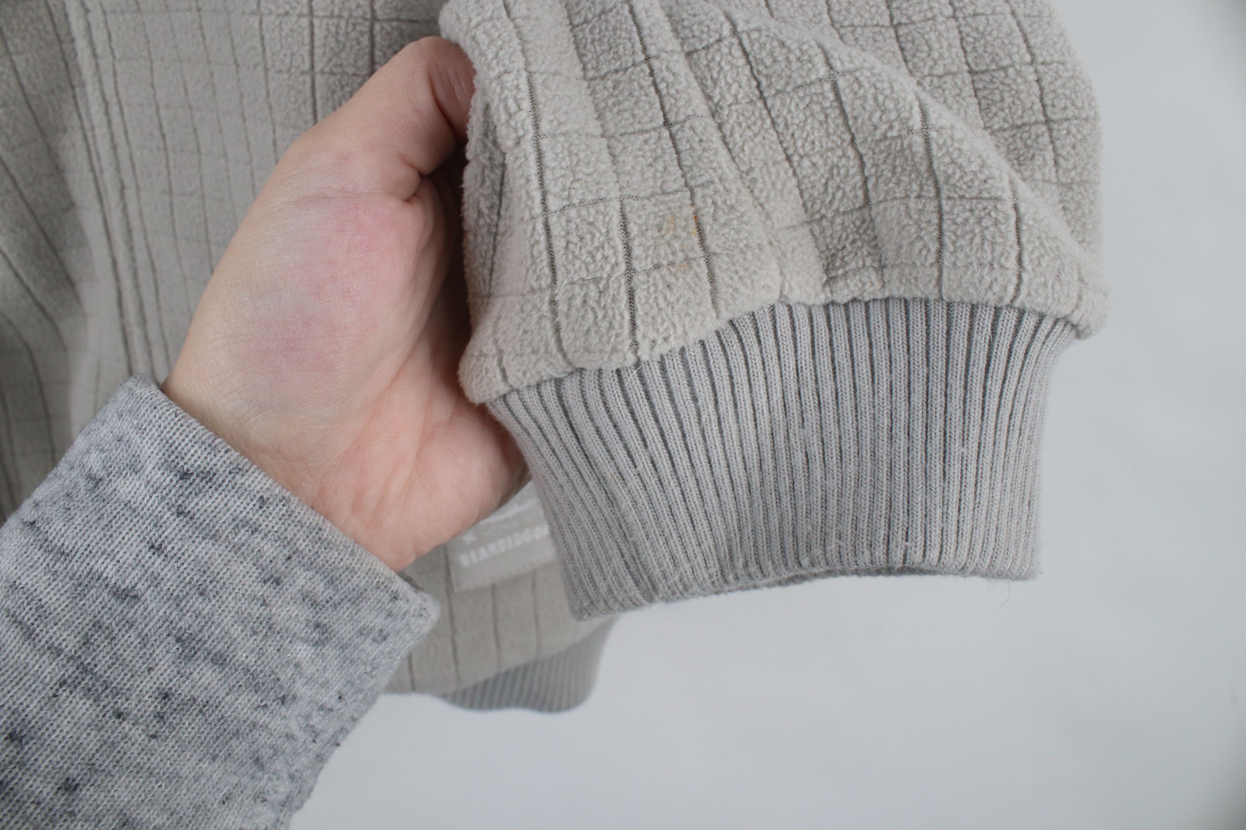 Vintage Beardedgoat Spell Out Sierra Fleece Hoodie Sweatshirt Gray Size M / US 6-8 / IT 42-44 - 5 Thumbnail