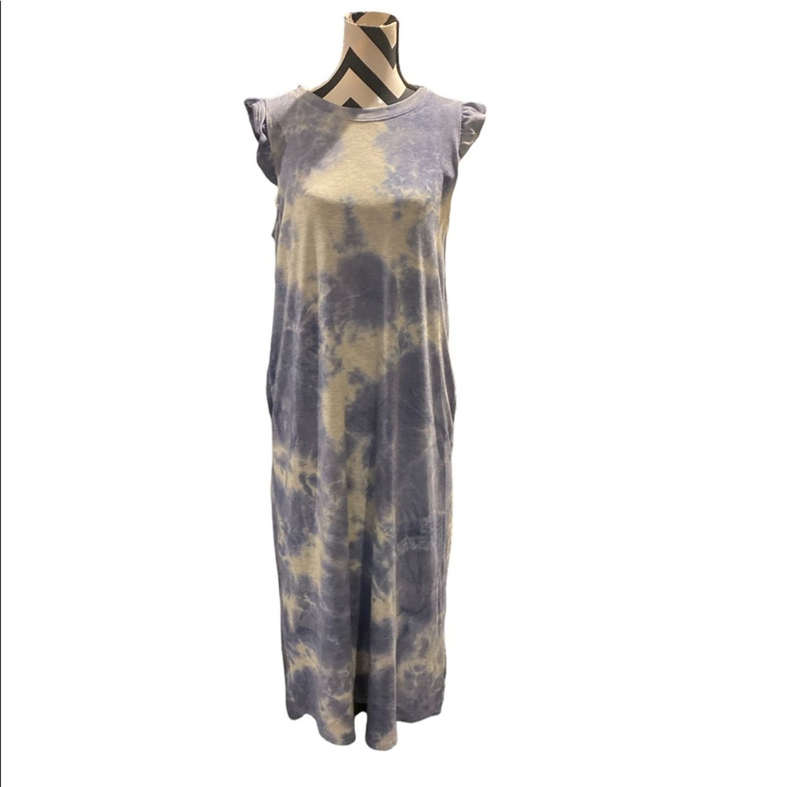 Other Talulah women's Tie Dye Midi Ruffle Sleeves Dress SZ. L Size L / US 10 / IT 46 - 1 Thumbnail