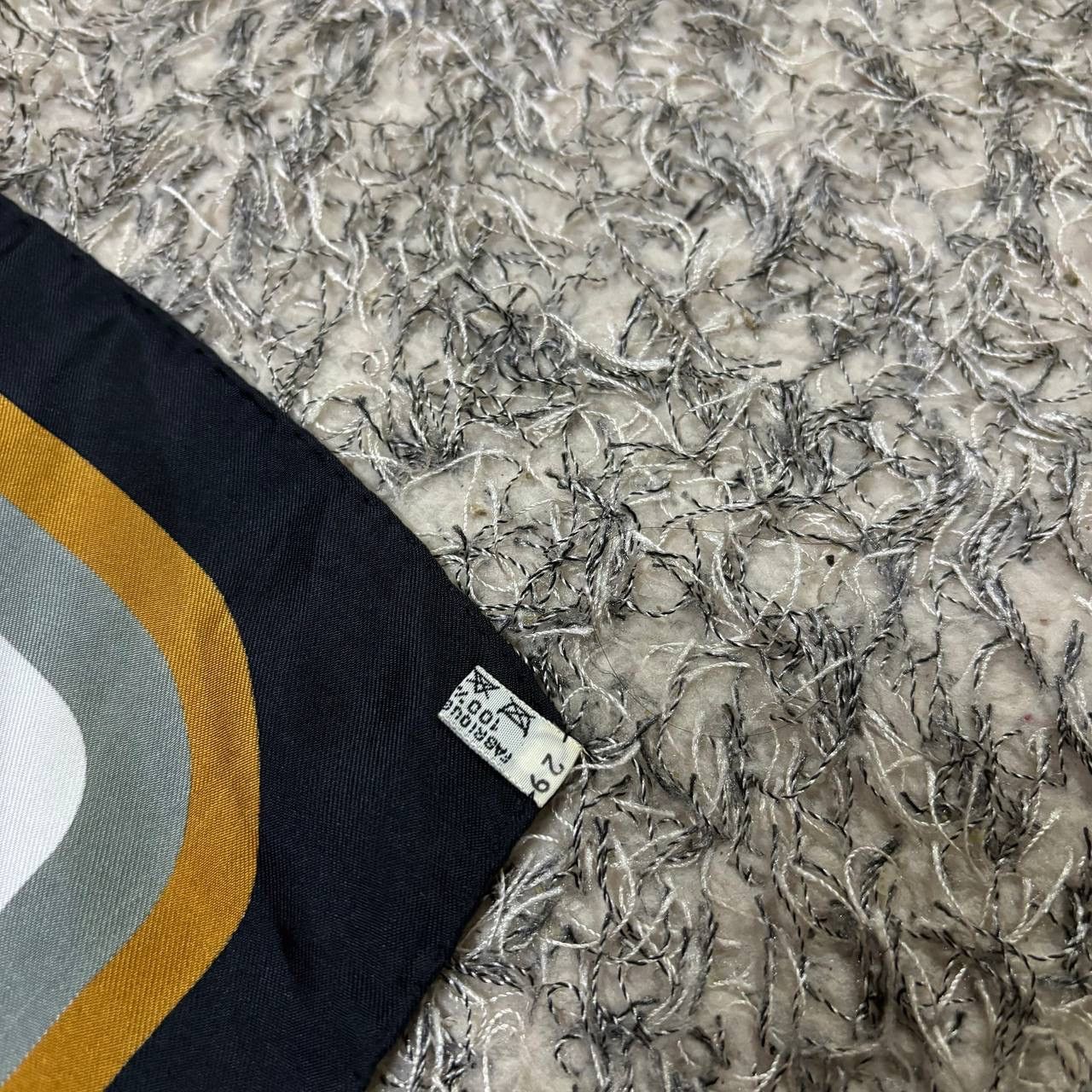 Hermes Hermes Coaching Scarf 90cm J. Abadie Navy Silk Vintage 1976 Size ONE SIZE - 7 Thumbnail