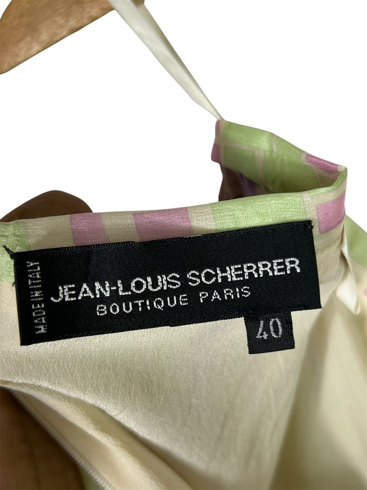 Jean-Louis Scherrer Vintage Jean-Louis Scherrer Boutique Paris Silk Midi Skirt Size 27" / US 4 / IT 40 - 7 Thumbnail