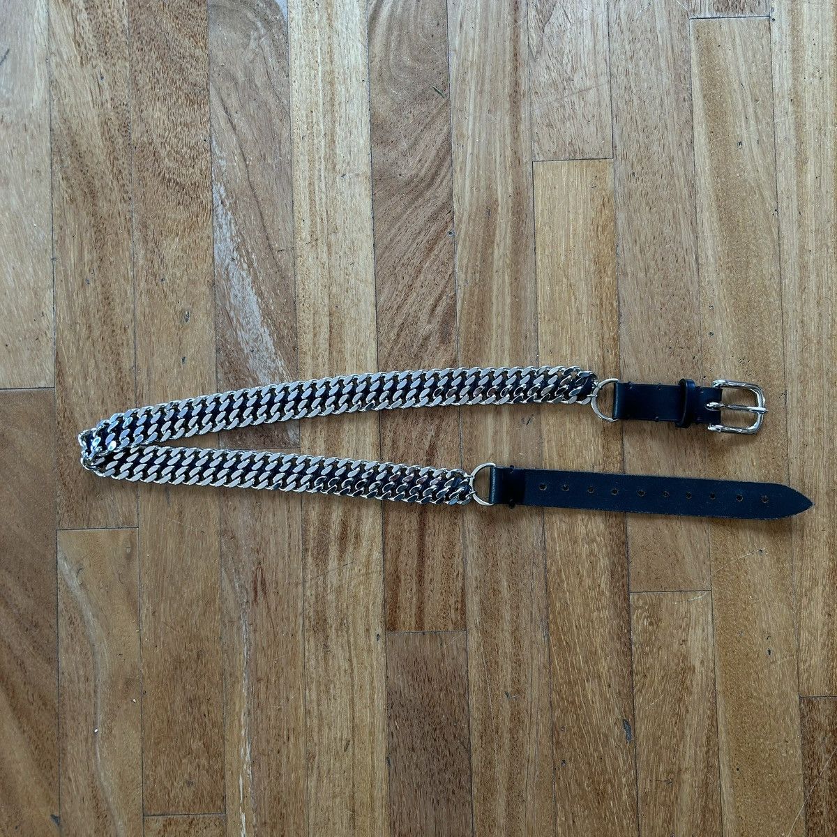 Balmain Balmain FW10 chain belt by Christophe Decarnin Size 32 - 2 Thumbnail