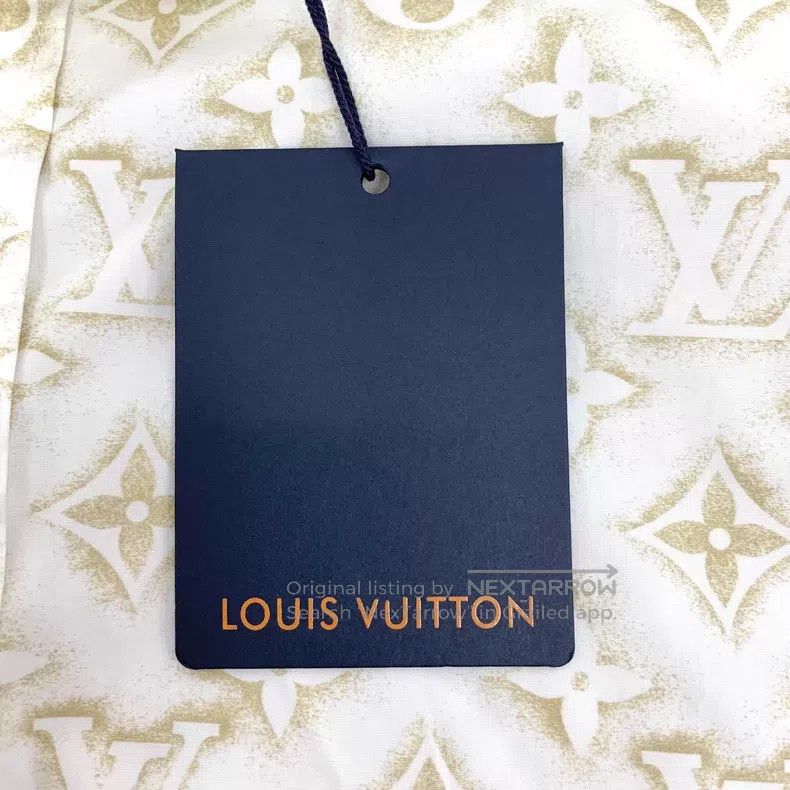 Louis Vuitton Louis Vuitton 23 white logo full-print cotton lapel single Size US L / EU 52-54 / 3 - 7 Thumbnail