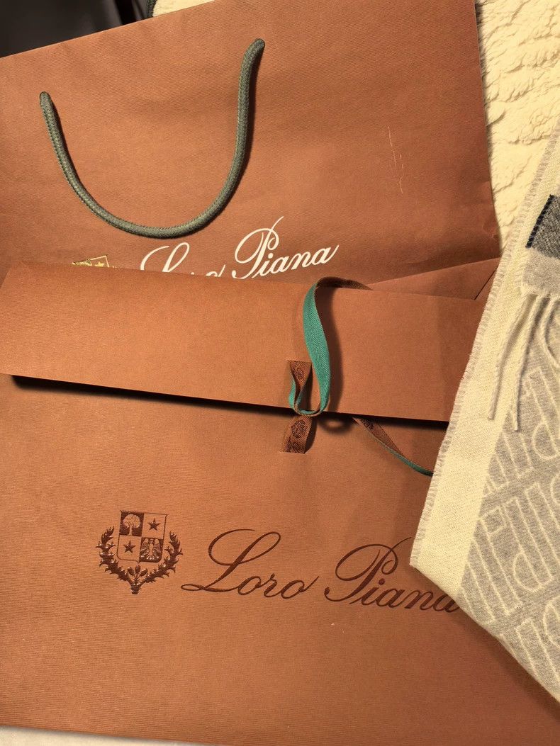 Loro Piana LORO PIANA Men's tasselled cashmere scarf Size ONE SIZE - 4 Thumbnail