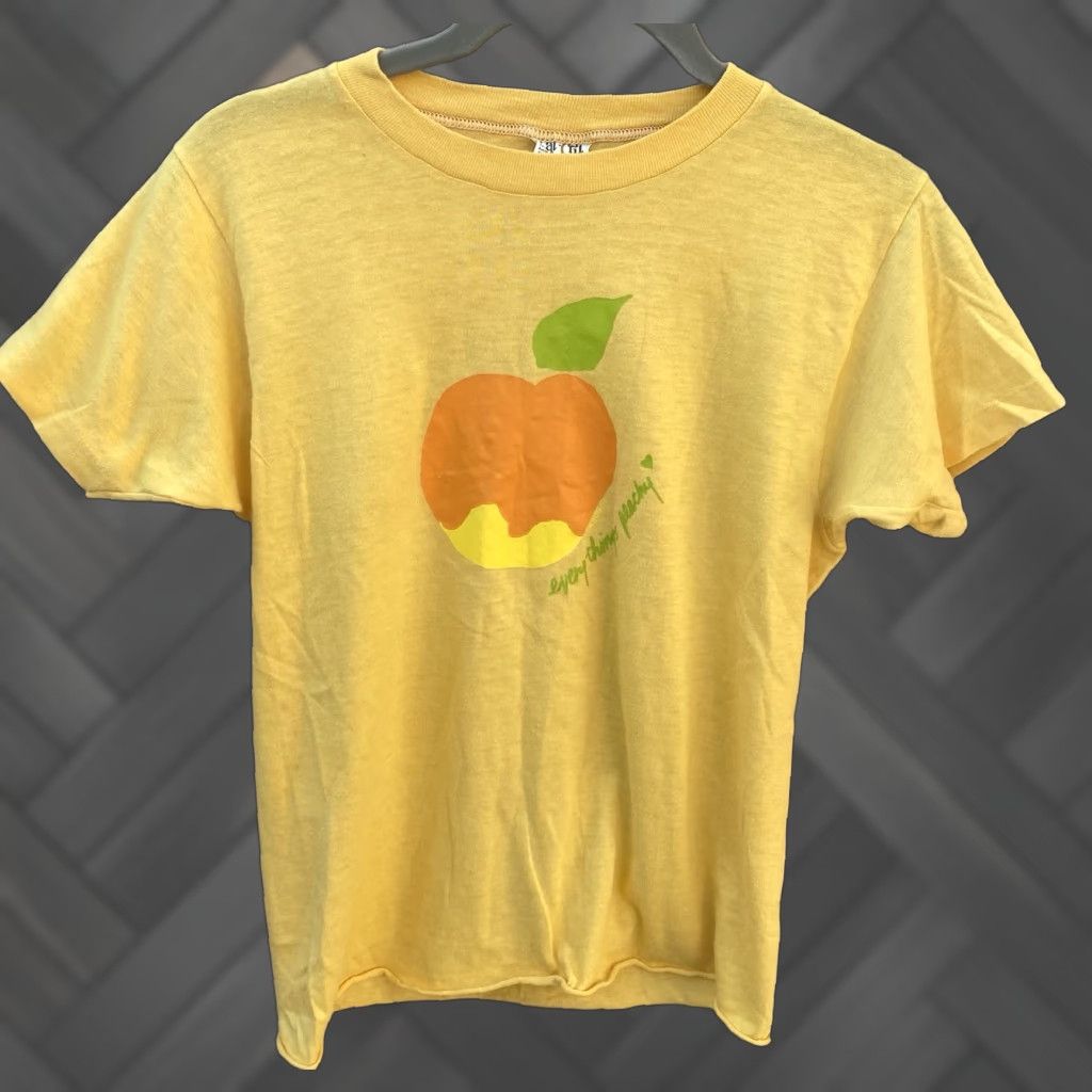Vintage VINTAGE Cal Cru T-Shirt Shirt Mens 70s Yellow 70s Graphic Print Size S Size US S / EU 44-46 / 1 - 1 Thumbnail