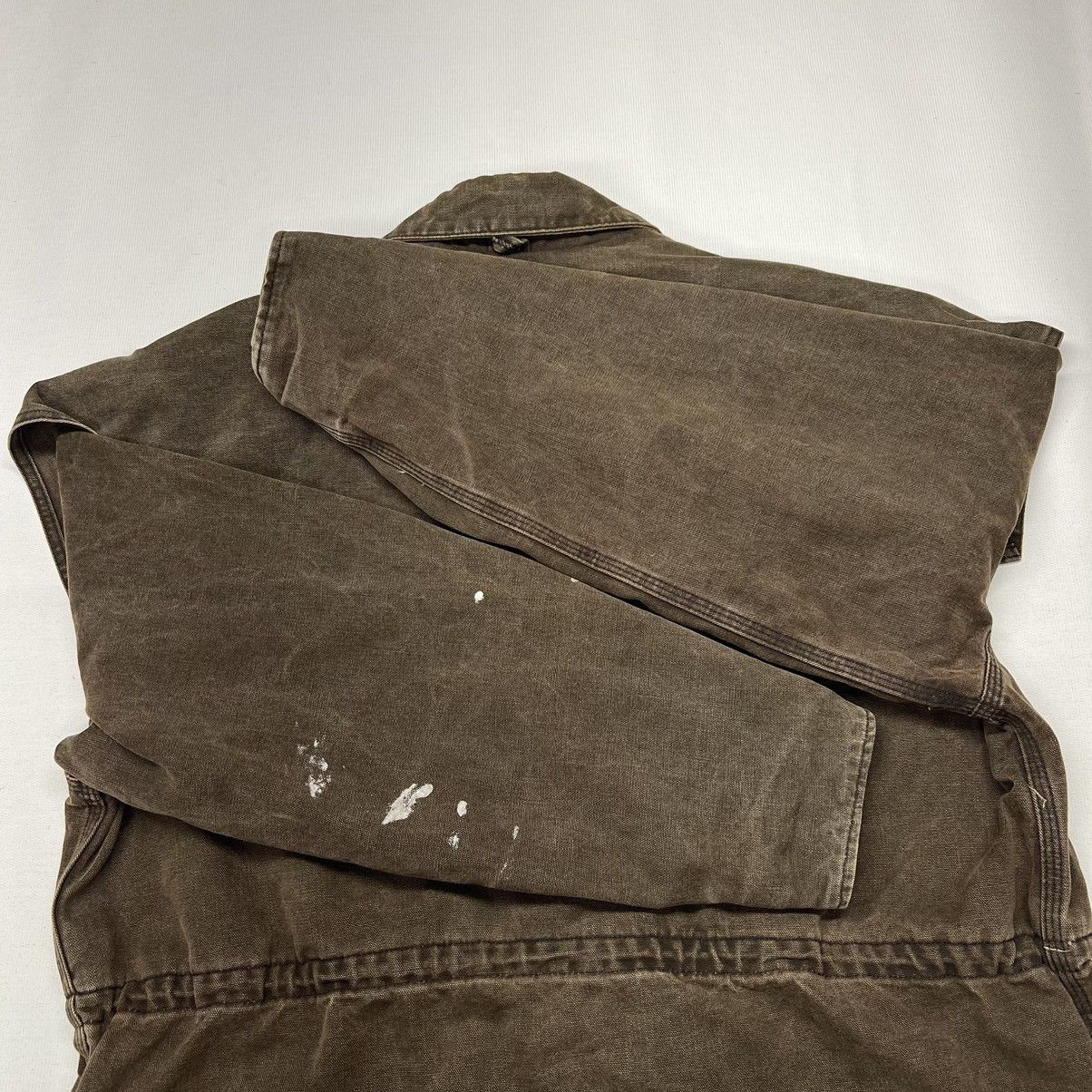 Carhartt × Vintage Carhartt Jacket Brown Duster Chore Barn Coat Canvas Full Zip Size US L / EU 52-54 / 3 - 19 Thumbnail
