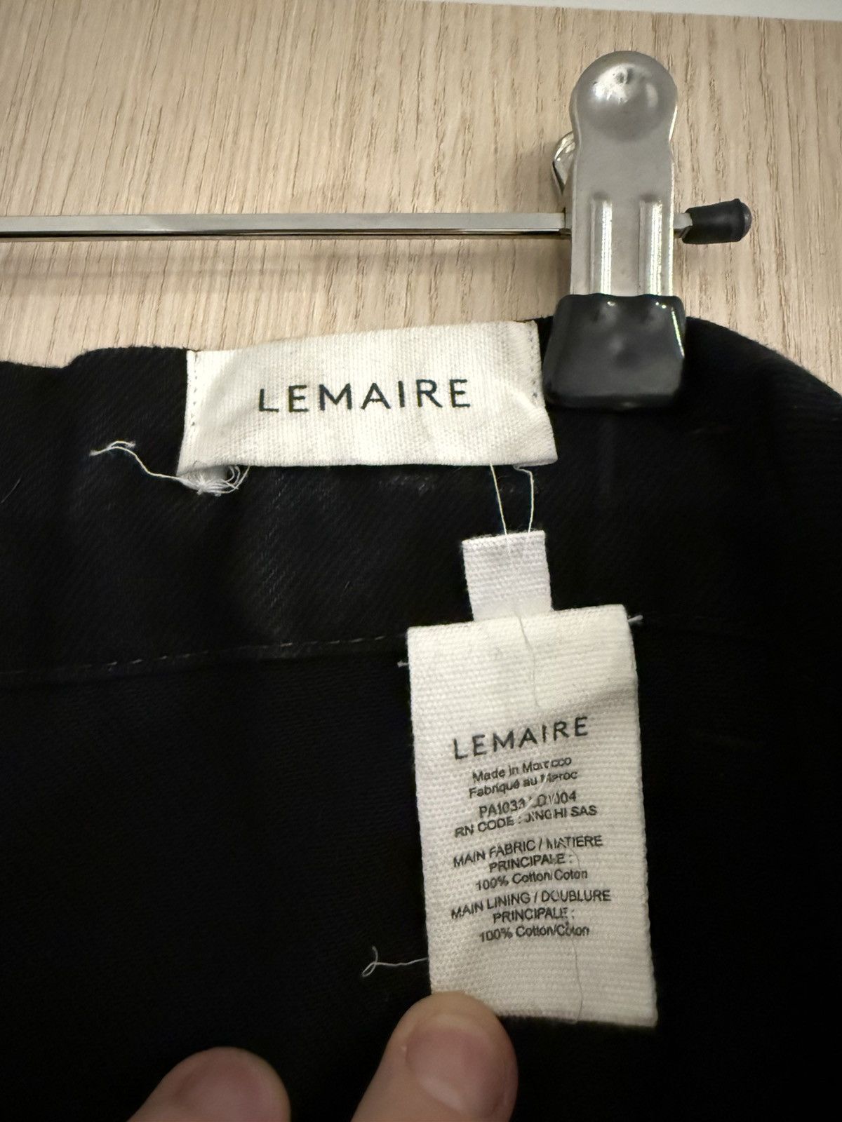 Lemaire Belted Wide Leg Trouser/Jean Size US 32 / EU 48 - 7 Thumbnail