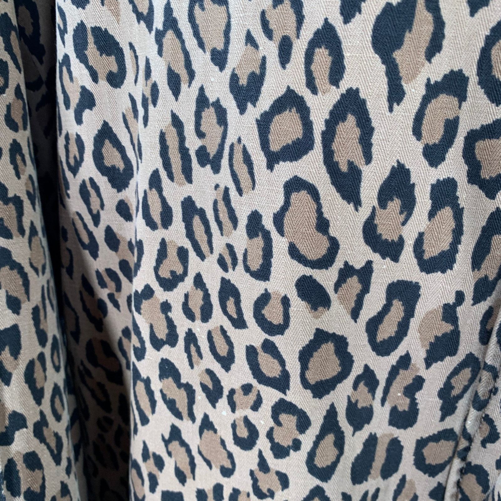 R13 Tan Black Animal Print Oversized Hooded Parka Coat Size US S / EU 44-46 / 1 - 4 Thumbnail