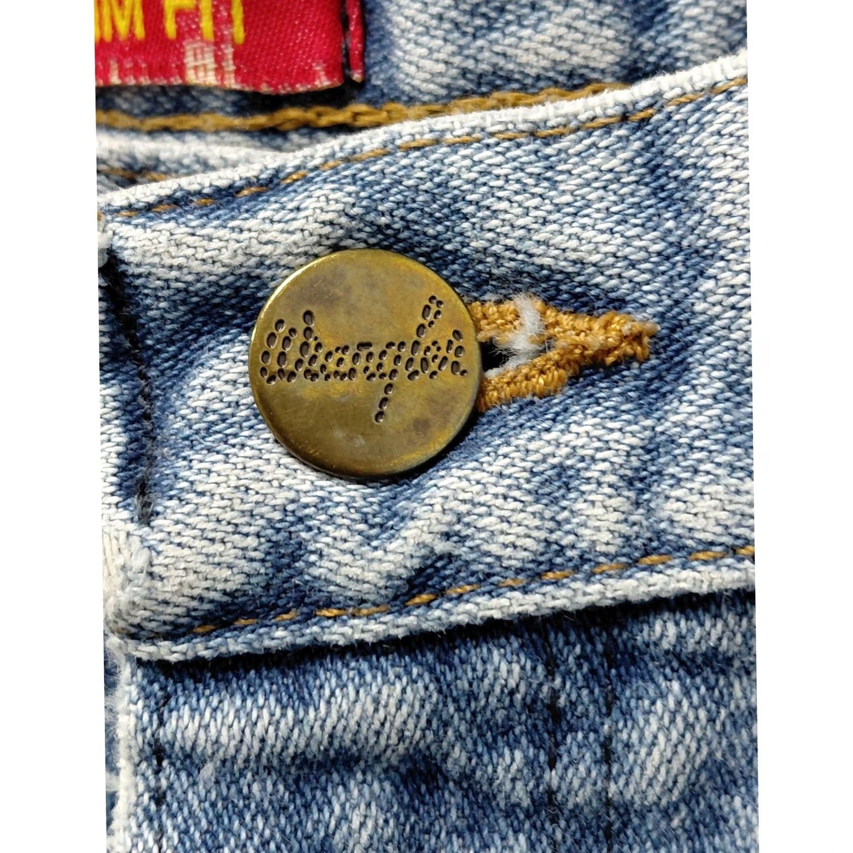 Wrangler Wrangler Jeans Mens 36 x 32 Light Wash Fit Slim Solid Denim Size Size US 36 / EU 52 - 3 Thumbnail