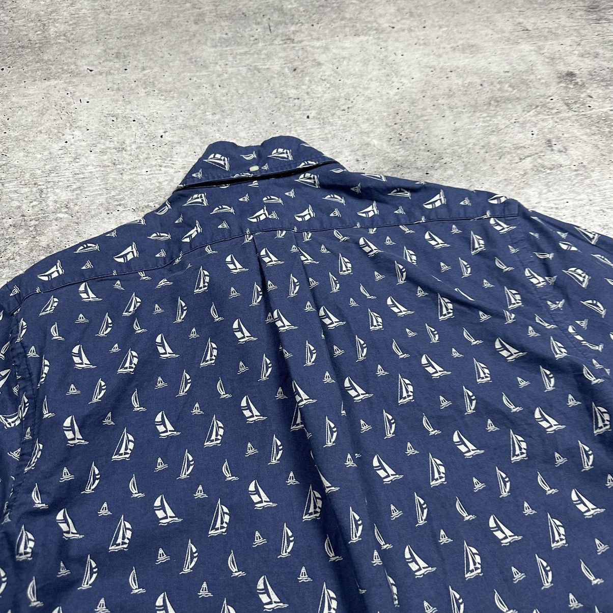 Polo Ralph Lauren Polo Ralph Lauren Yachts Short Sleeve Slim Fit Shirt Men’s Size US M / EU 48-50 / 2 - 16 Thumbnail