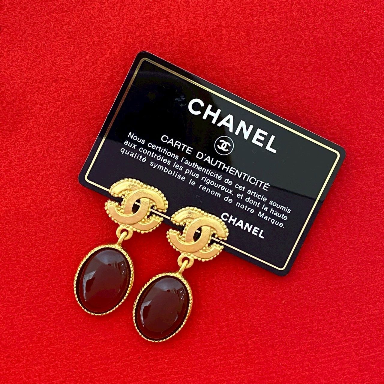 Chanel Chanel Chanel Earrings Metal Earrings 96A DUTY FREE for USA Size ONE SIZE - 1 Thumbnail