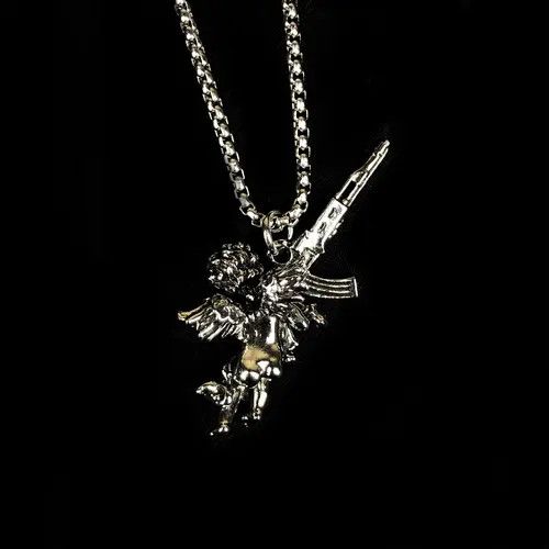 Jewelry Chiharu x Erika Angel Necklace Punk Y2K Chain Size ONE SIZE - 5 Thumbnail
