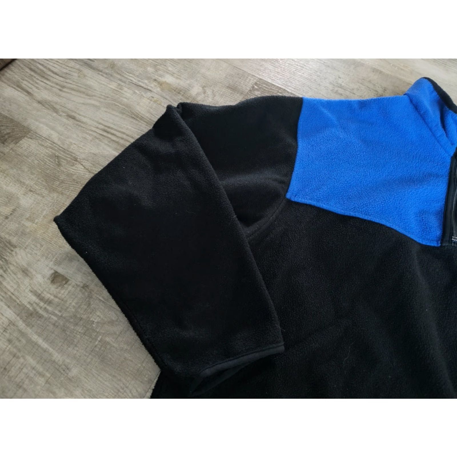 Eddie Bauer Vintage Eddie Bauer EBTEK Mens Fleece Pullover Jacket Large Blue Black Polartec Size US L / EU 52-54 / 3 - 4 Thumbnail
