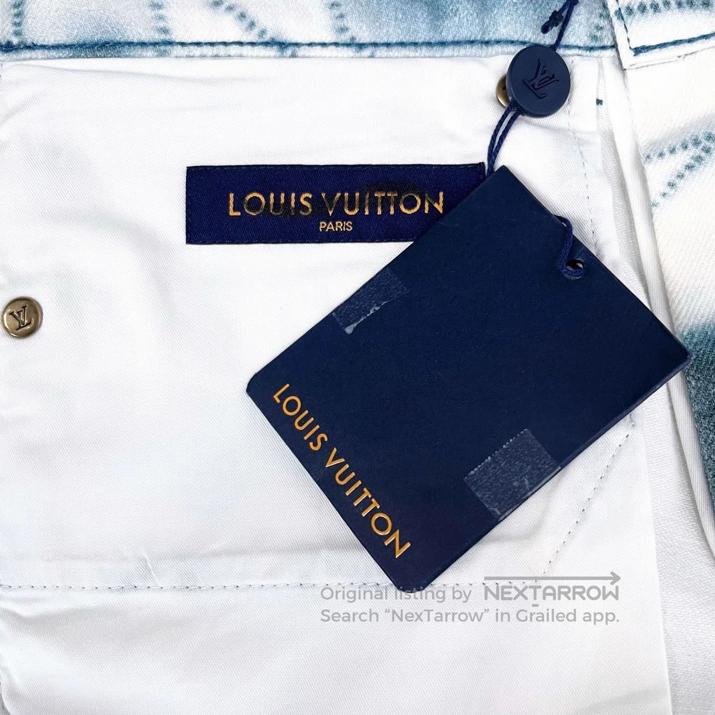 Louis Vuitton Louis Vuitton Ink Print Jeans. Size US 30 / EU 46 - 3 Thumbnail