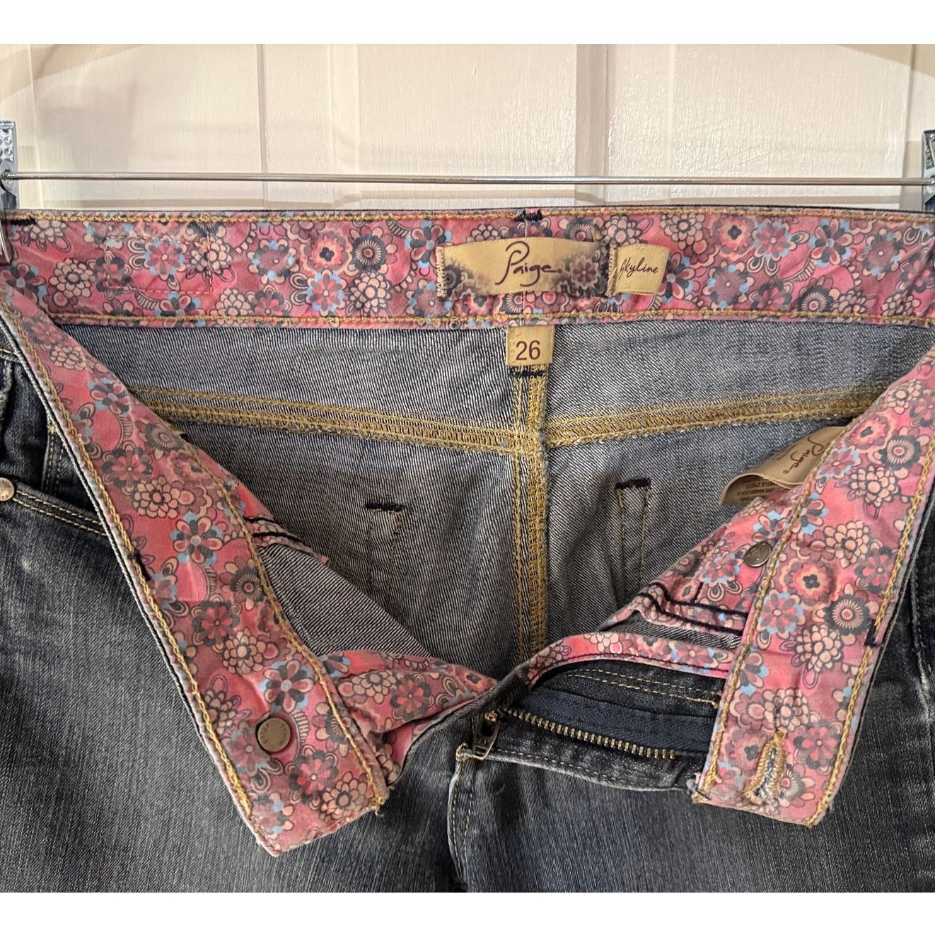 Paige Vintage Paige Skyline Jeans - Size 26 Size 26" / US 2 / IT 38 - 3 Thumbnail