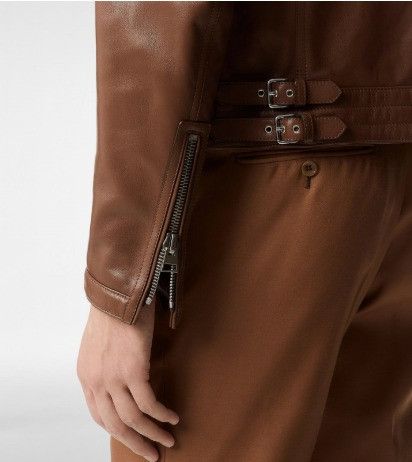 Tom Ford o1w1db10125 LXR012 Leather Jacket in Brown Size US L / EU 52-54 / 3 - 2 Thumbnail