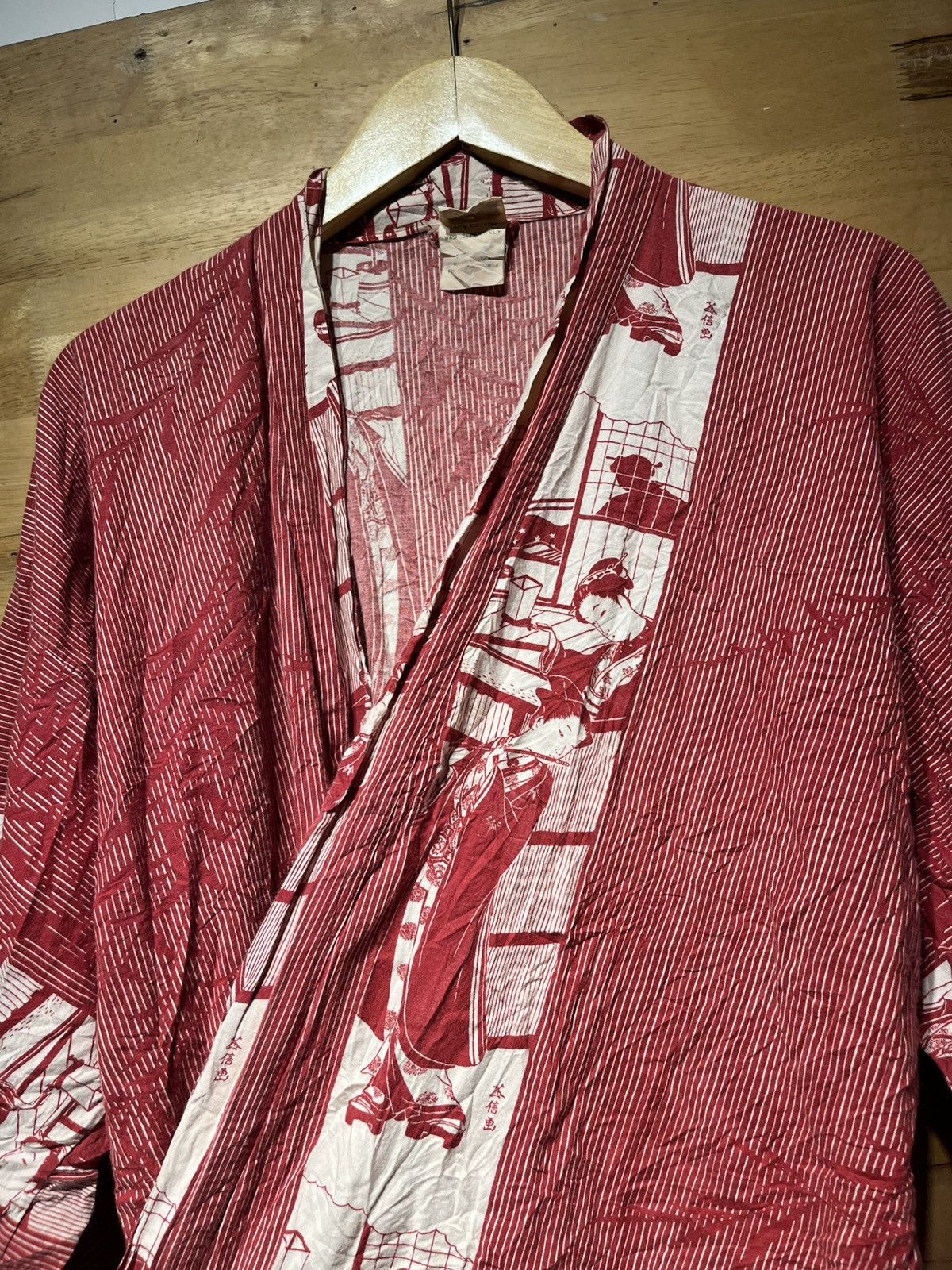 Japanese Brand Japanese yohji yamamoto style kimono geisha print Size US L / EU 52-54 / 3 - 6 Thumbnail