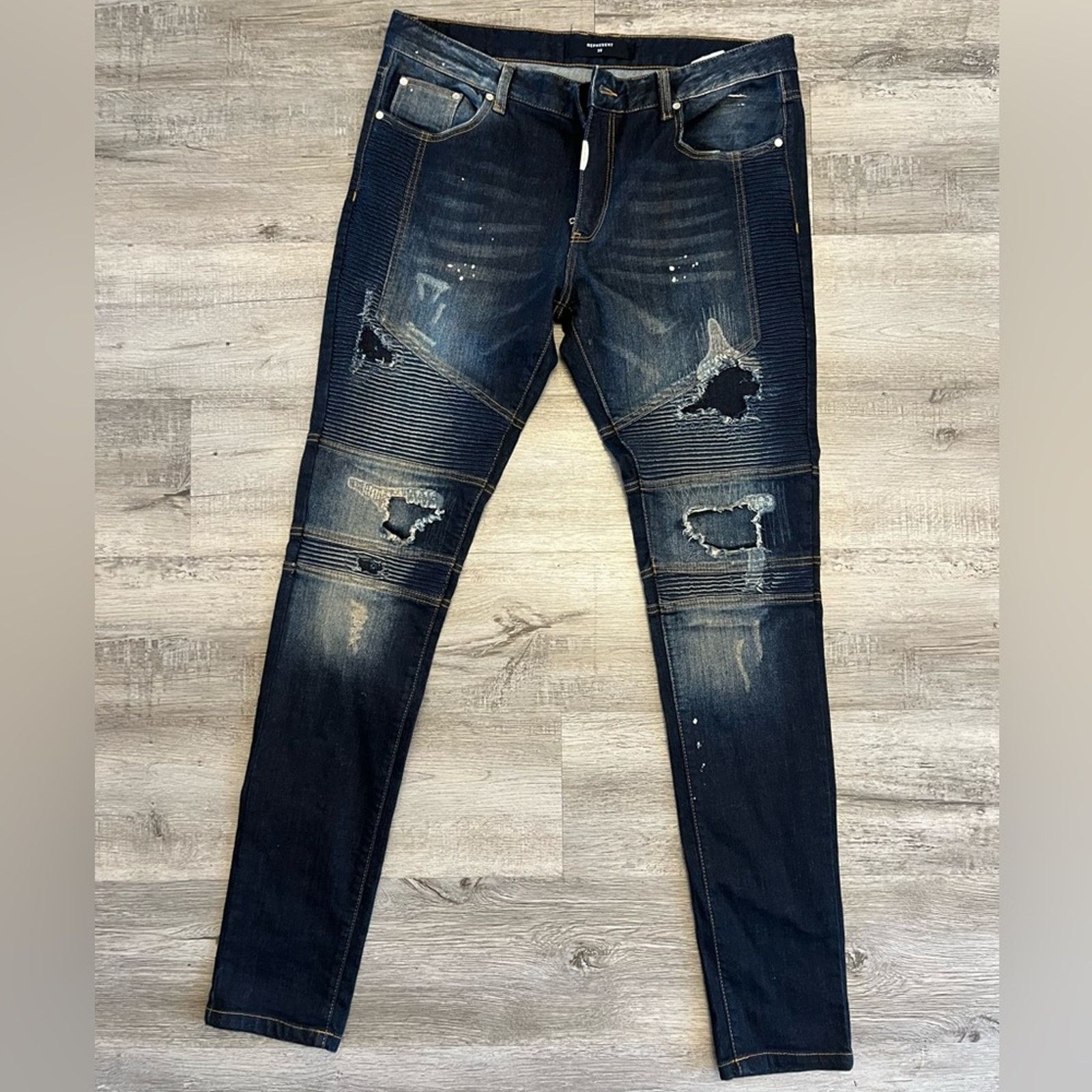 Represent Clo. Repsent Clo Biker Demin Never Worn Size US 36 / EU 52 - 1 Thumbnail