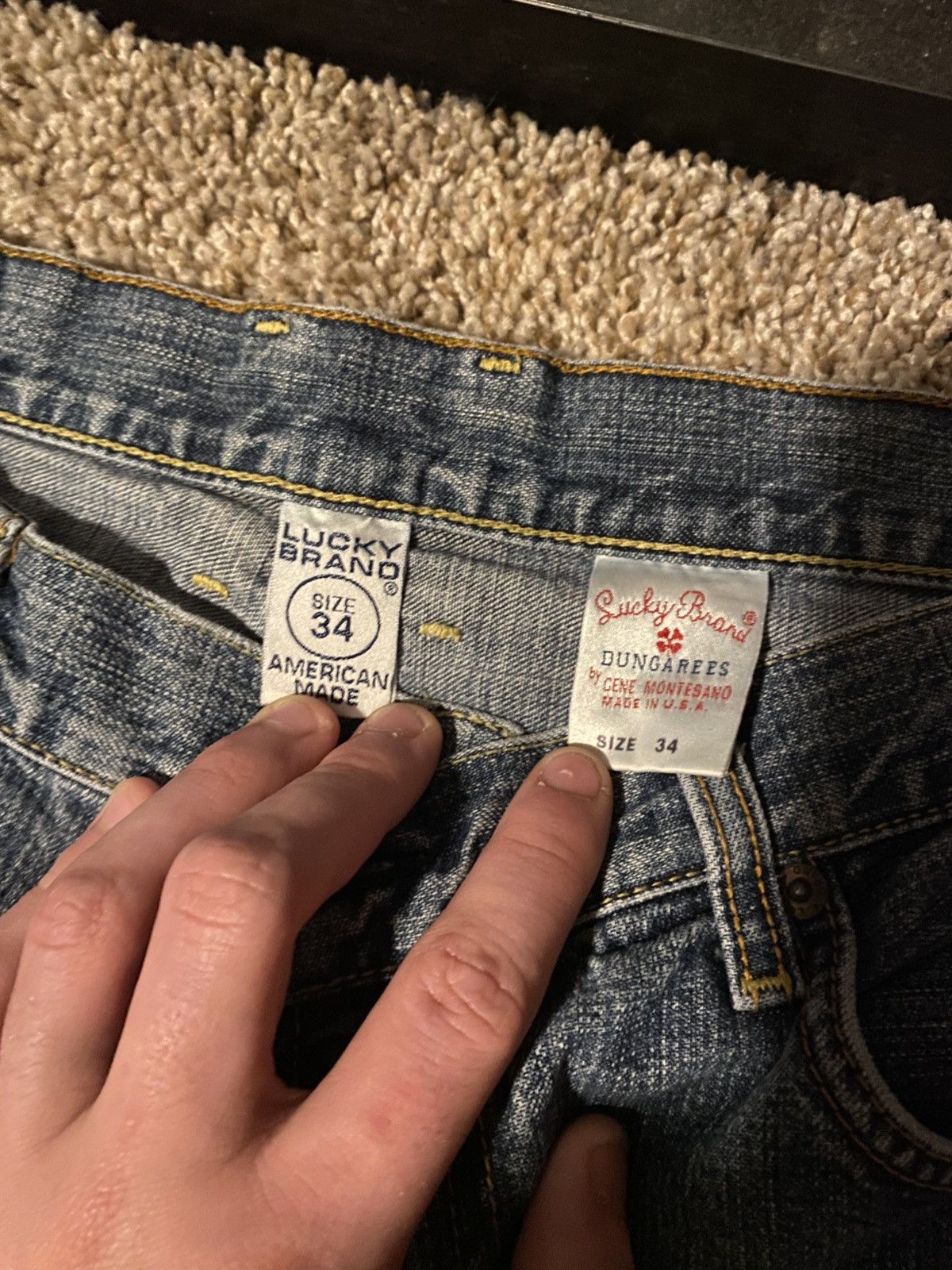Lucky Brand × Vintage Vintage/Y2K Lucky Brand Jeans Size US 34 / EU 50 - 3 Thumbnail