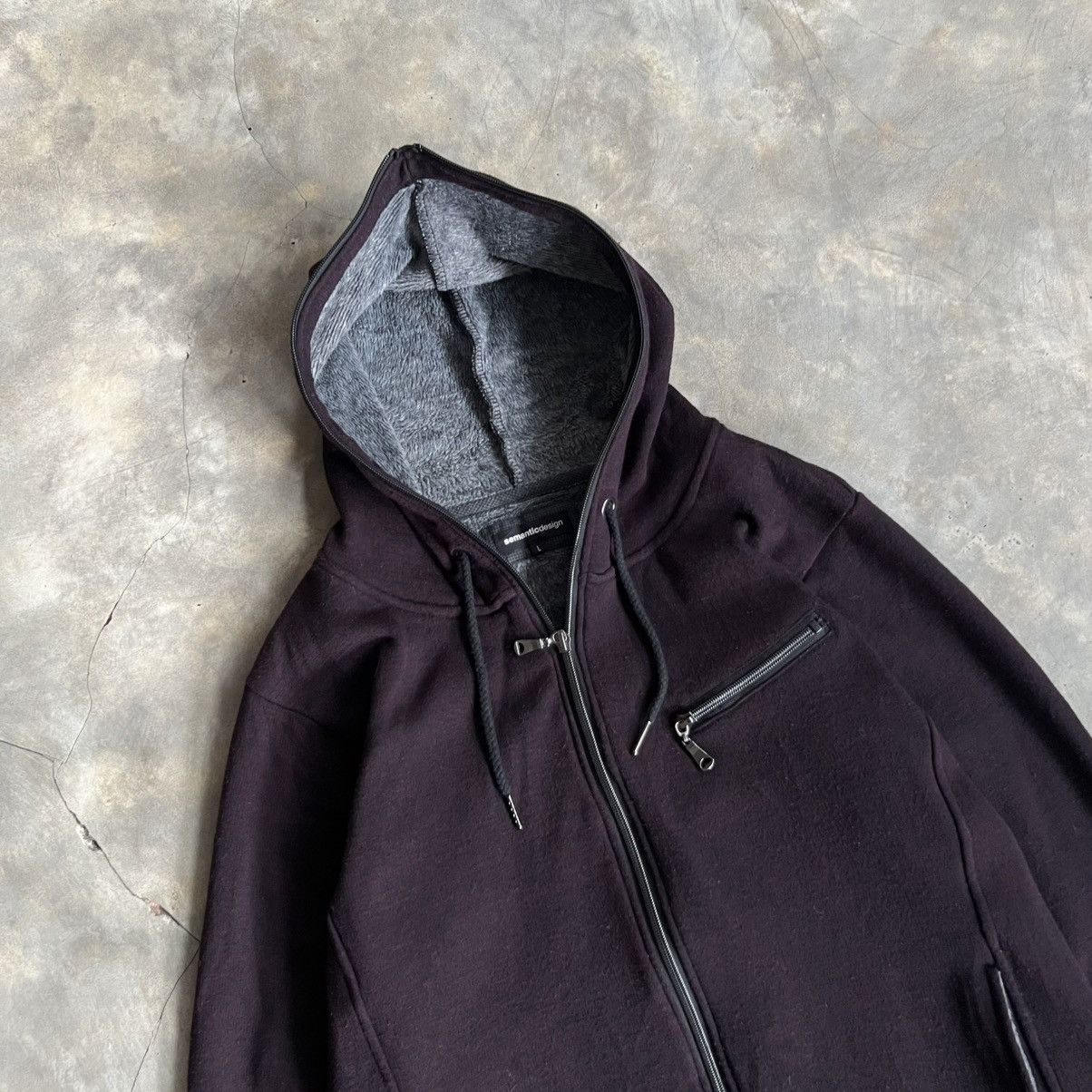 semanticdesign 2000s Semantic Design Vkei Style Zip Hoodie Size US L / EU 52-54 / 3 - 2 Thumbnail