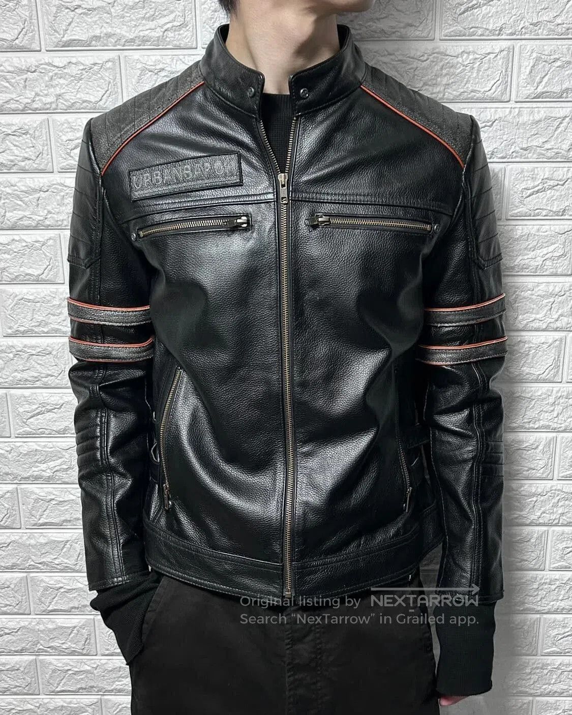 Vintage Vintage Leviathan Heavy Leather Jacket. Size US L / EU 52-54 / 3 - 1 Thumbnail